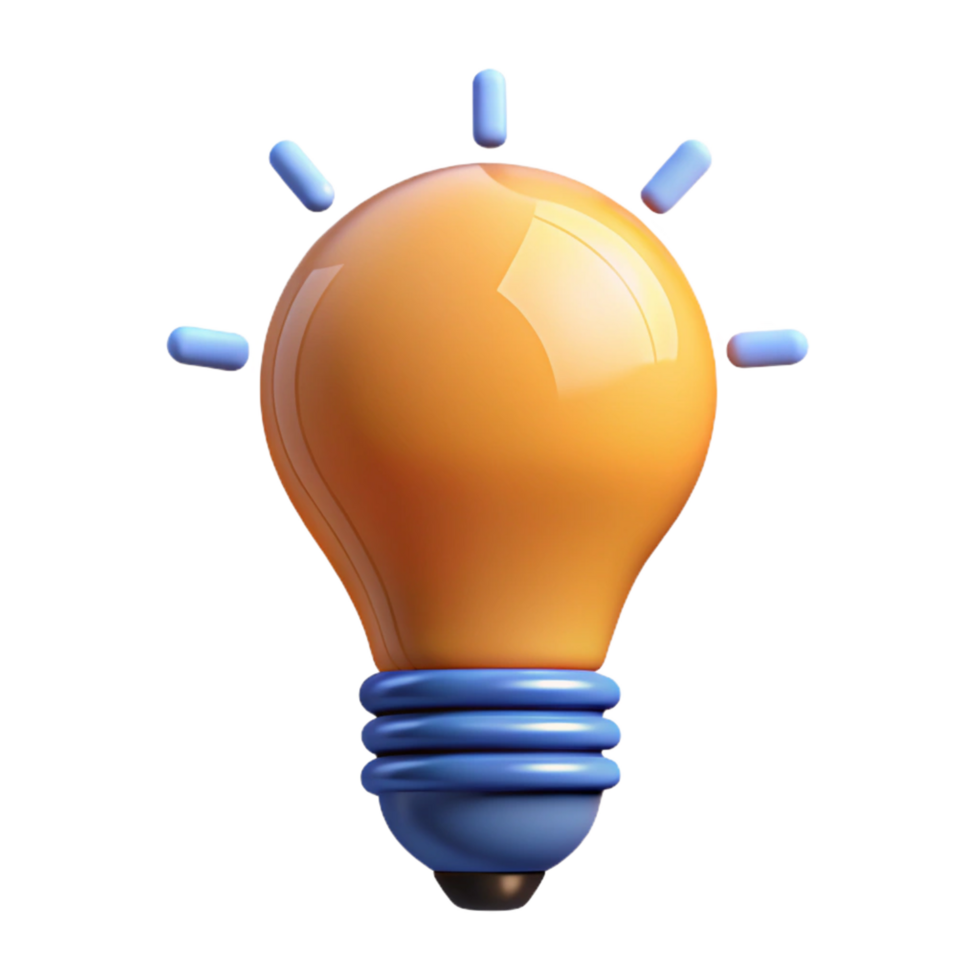 dramatic coastal Minimalist line art of a lightbulb. Clean lines, flat color, with Scalable Design. refined png