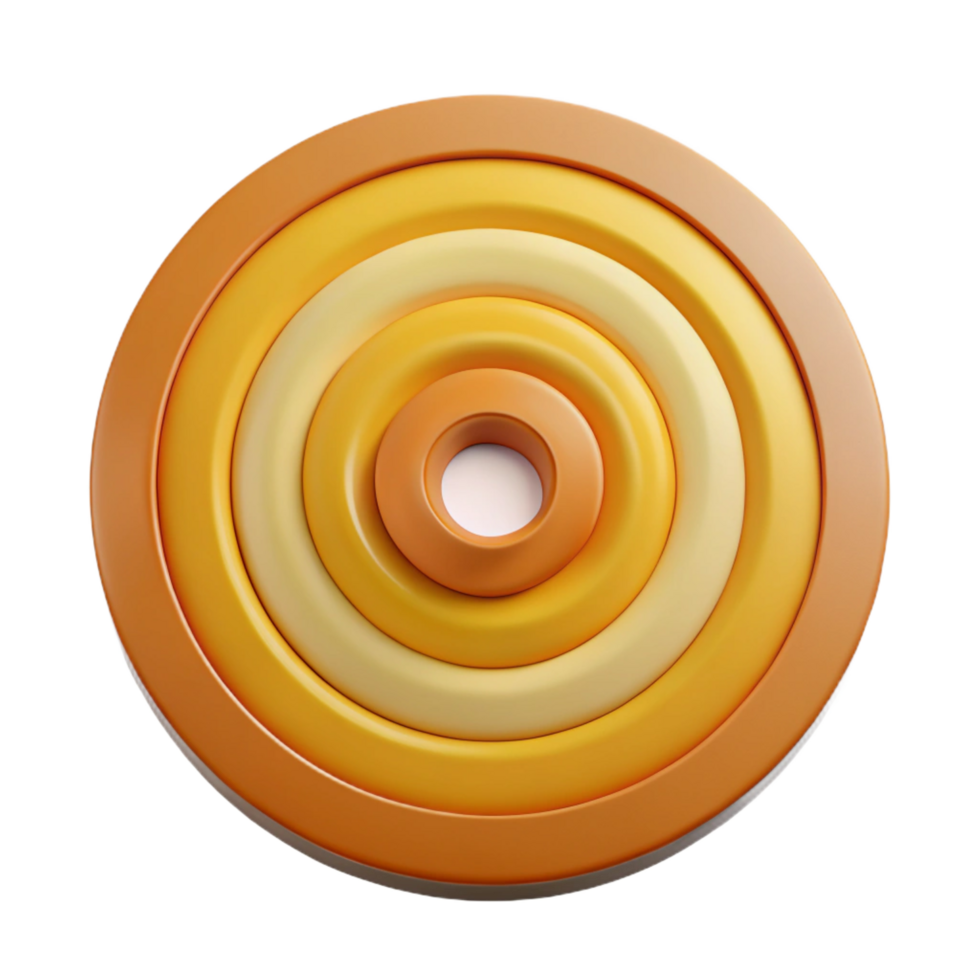 elegant coveted Geometric pattern of concentric circles. Flat color, with Scalable Design. png