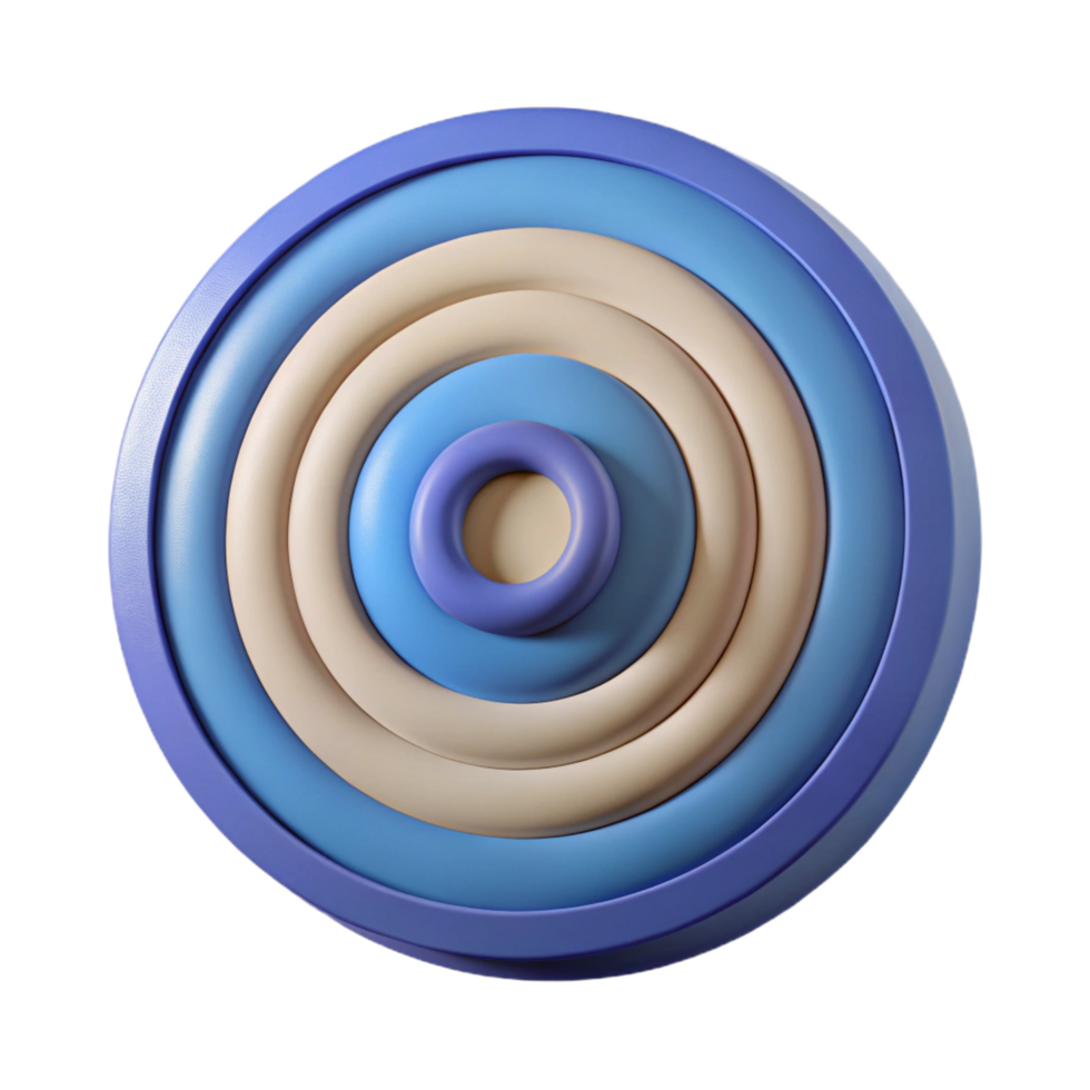 quintessential baroque Geometric pattern of concentric circles. Flat color, with Scalable Design. masterfully captured png