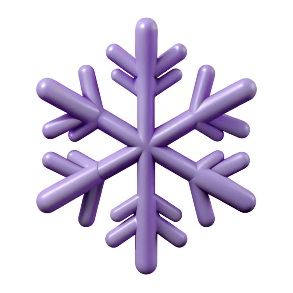 whimsical picturesque Symmetrical silhouette of a snowflake. Clean lines, with Scalable Design. ultra HD png