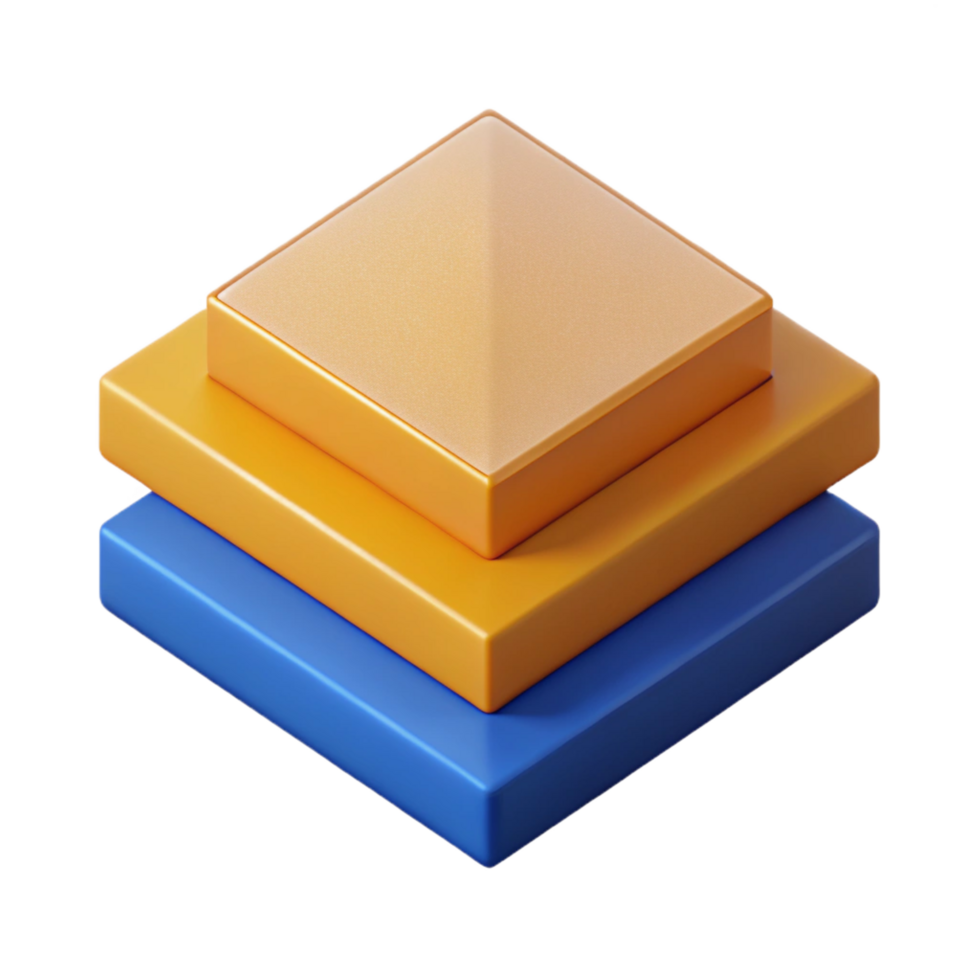captivating modern Geometric silhouette of a pyramid. Flat color, single-weight stroke with Scalable Design. museum quality png