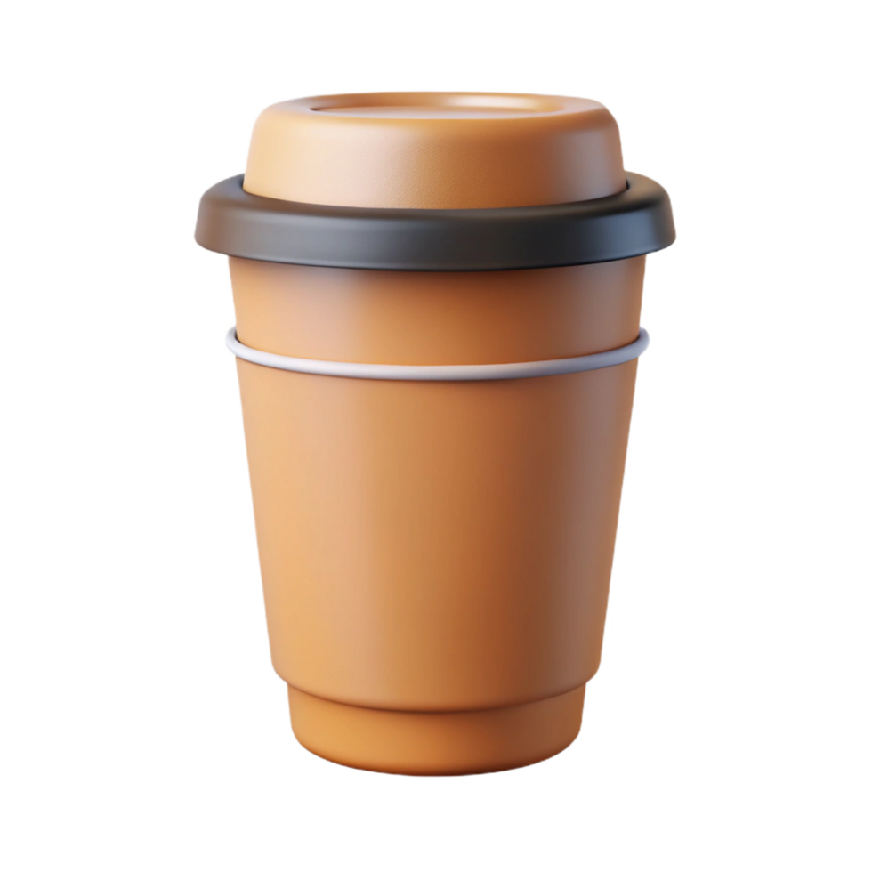 mesmerizing coastal Clean lines silhouette of a coffee cup. Flat color, with Scalable Design. genuine png