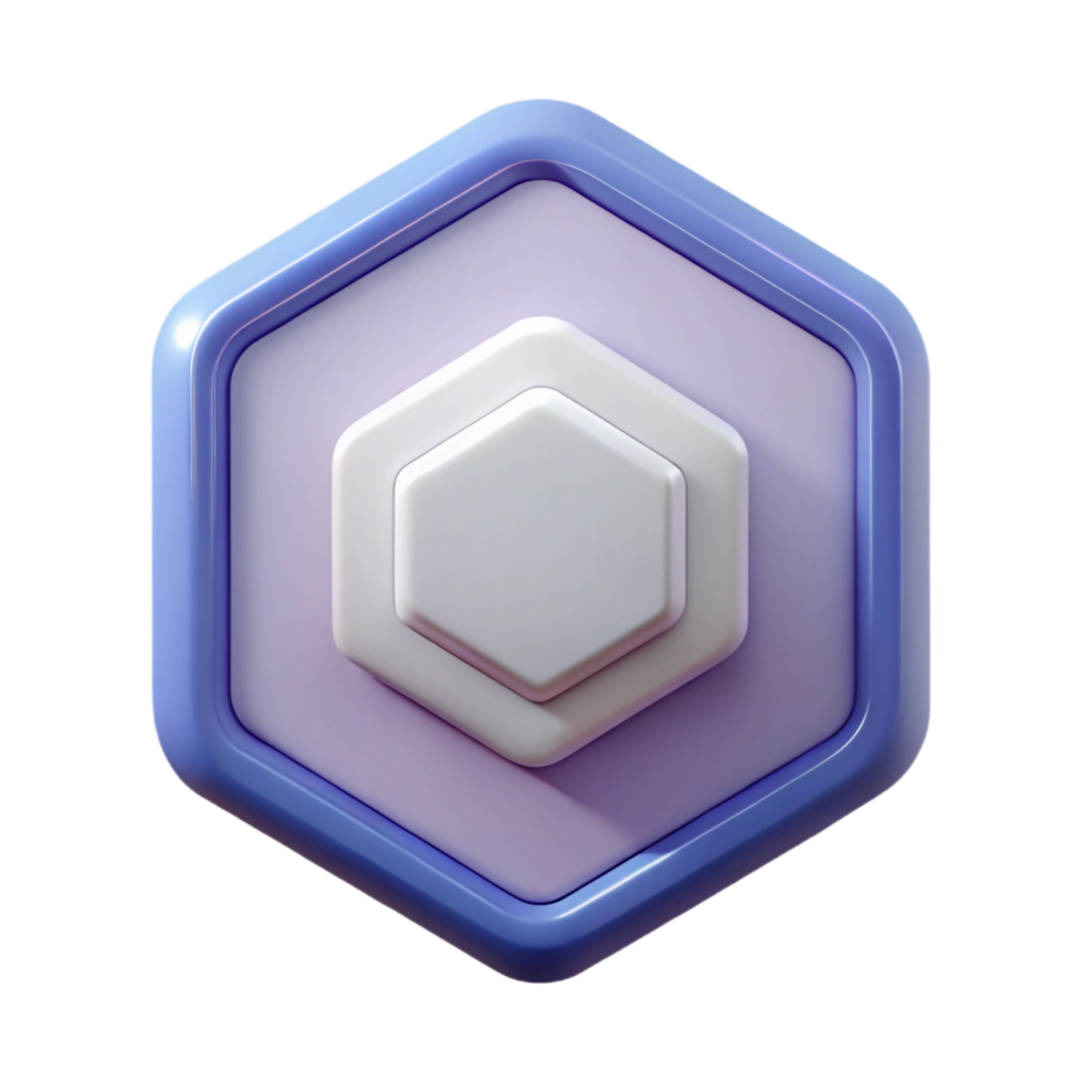 enchanting acclaimed Hexagonal badge with minimalist parallel lines. Scalable, crisp edges, single-weight stroke with Scalable Design. png