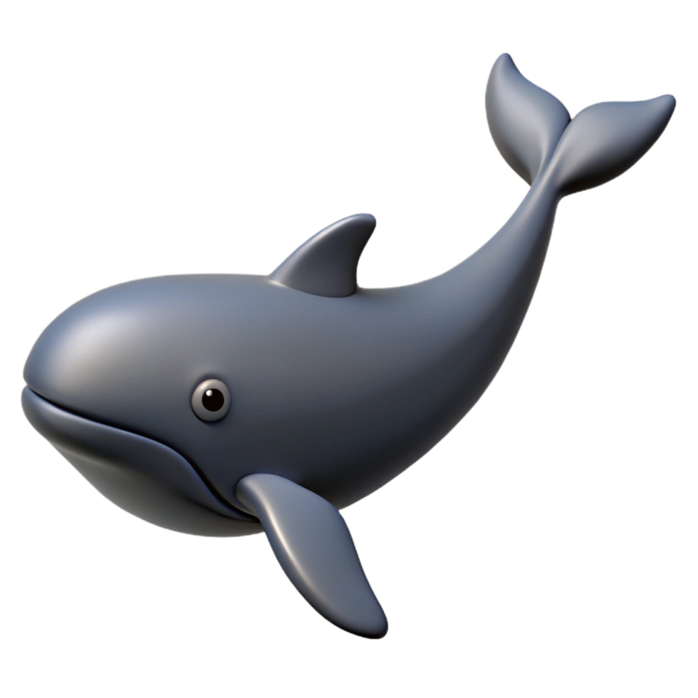bold pristine Scalable silhouette of a whale. Crisp edges, minimal with Scalable Design. flawless png