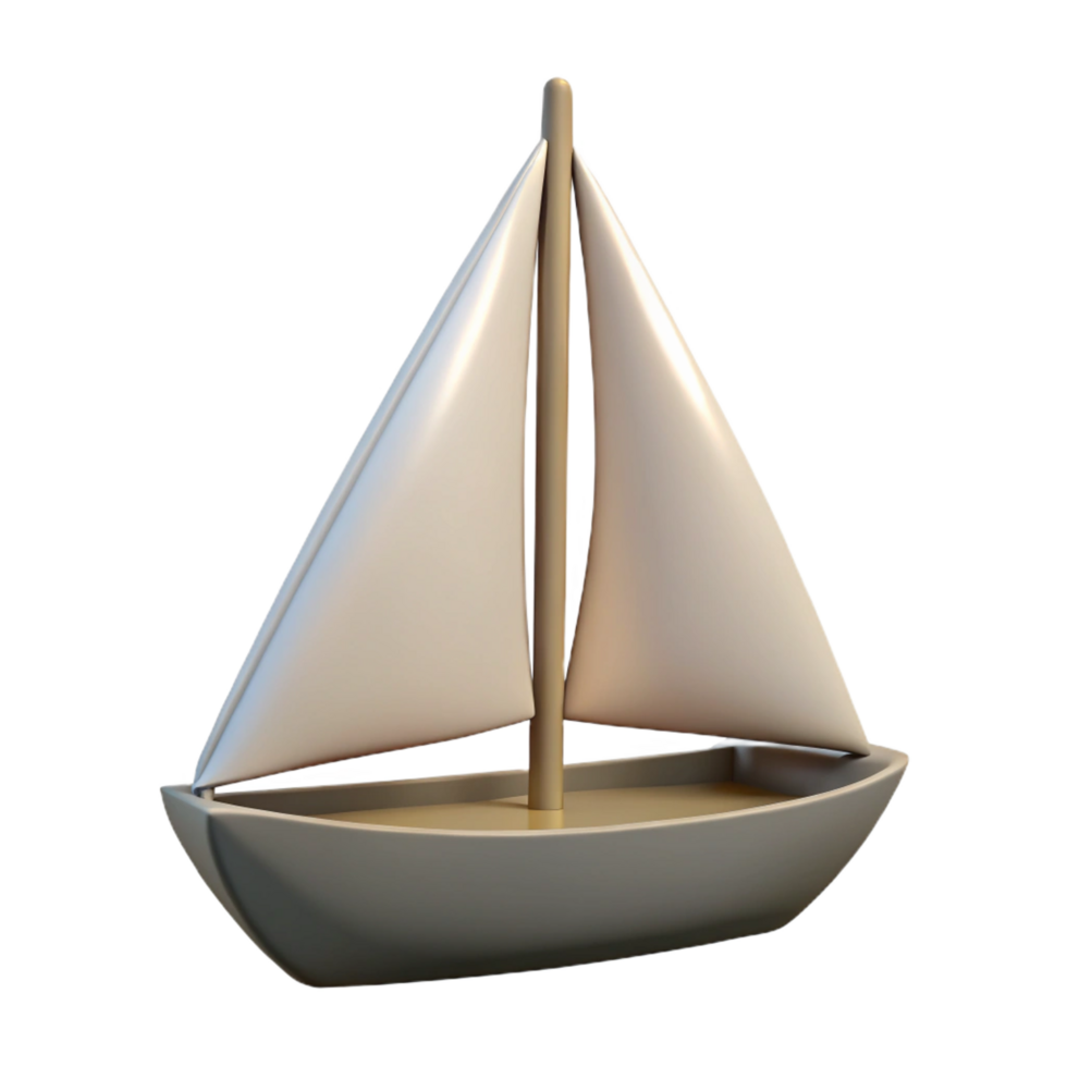 spectacular sought-after Scalable silhouette of a sailboat. Minimal, single-weight stroke with Scalable Design. png