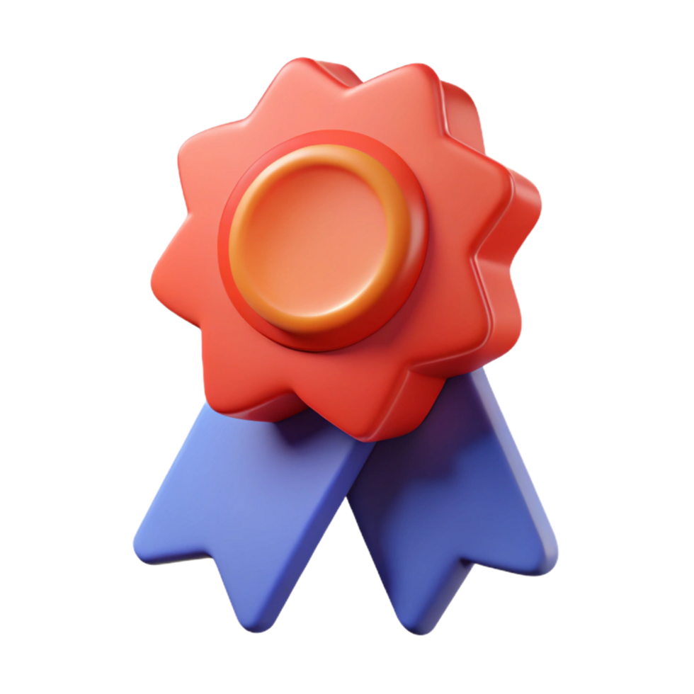 immaculate memorable Ribbon-shaped badge with crisp folded edges. Flat color, minimal design, with Scalable Design. png