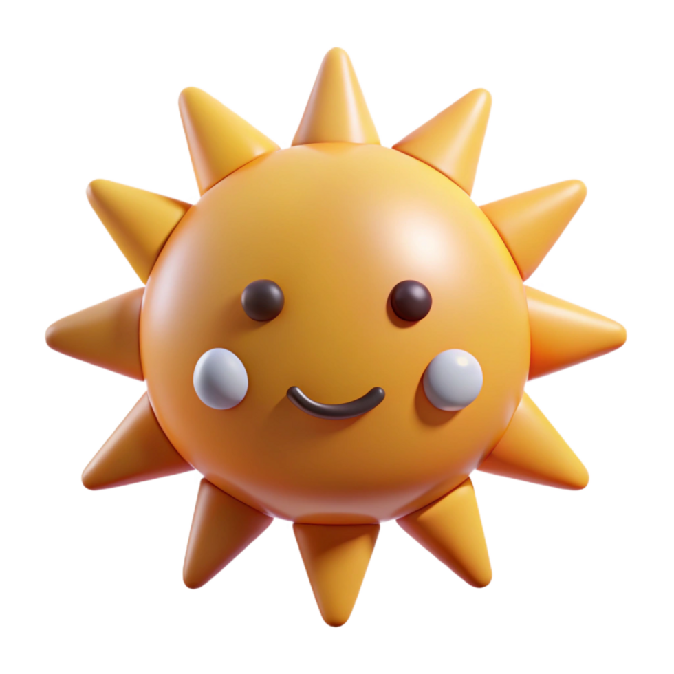 dazzling distinguished Circular sun character with triangular rays. Clean lines, minimal design with Scalable Design. png