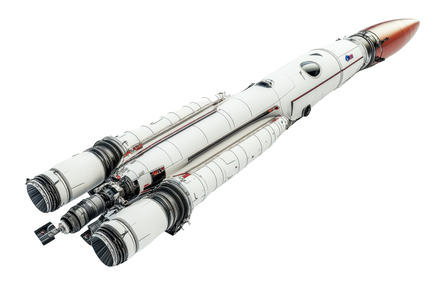 A powerful rocket vehicle positioned for launch. png