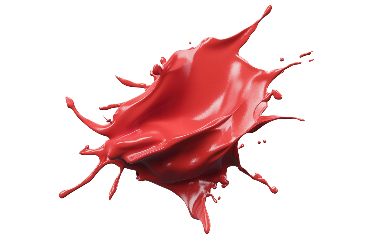 Dynamic crimson splash against a dark background. png