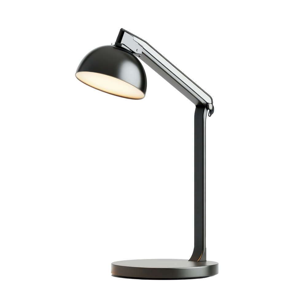 Modern, adjustable desk lamp, sleek design. png