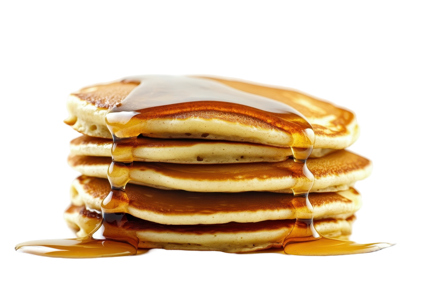 pancakes with syrup on top of them png