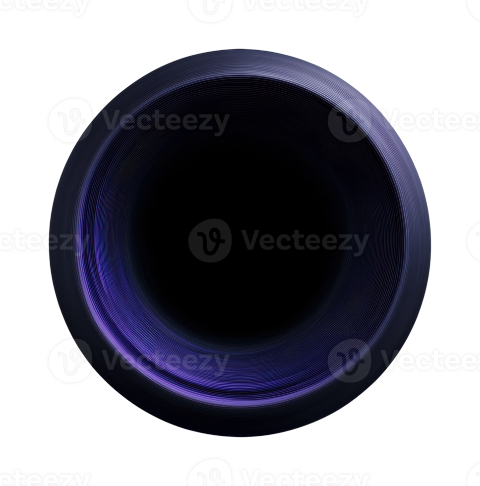 Abstract circular gradient featuring vibrant purple and blue hues png