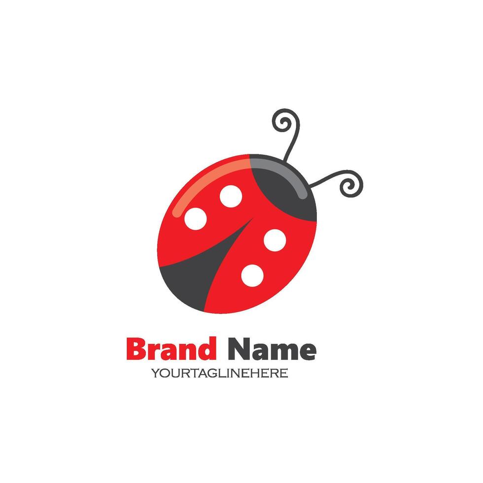 ladybug icon illustration design , vector