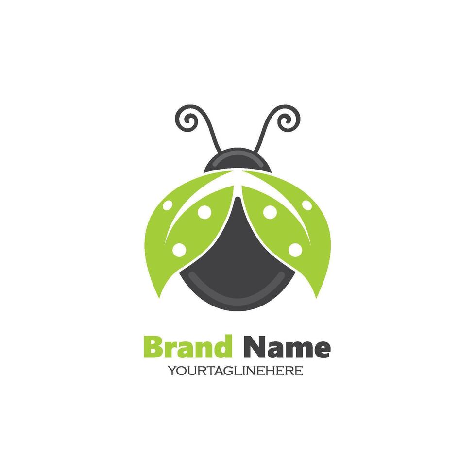 ladybug icon illustration design . vector