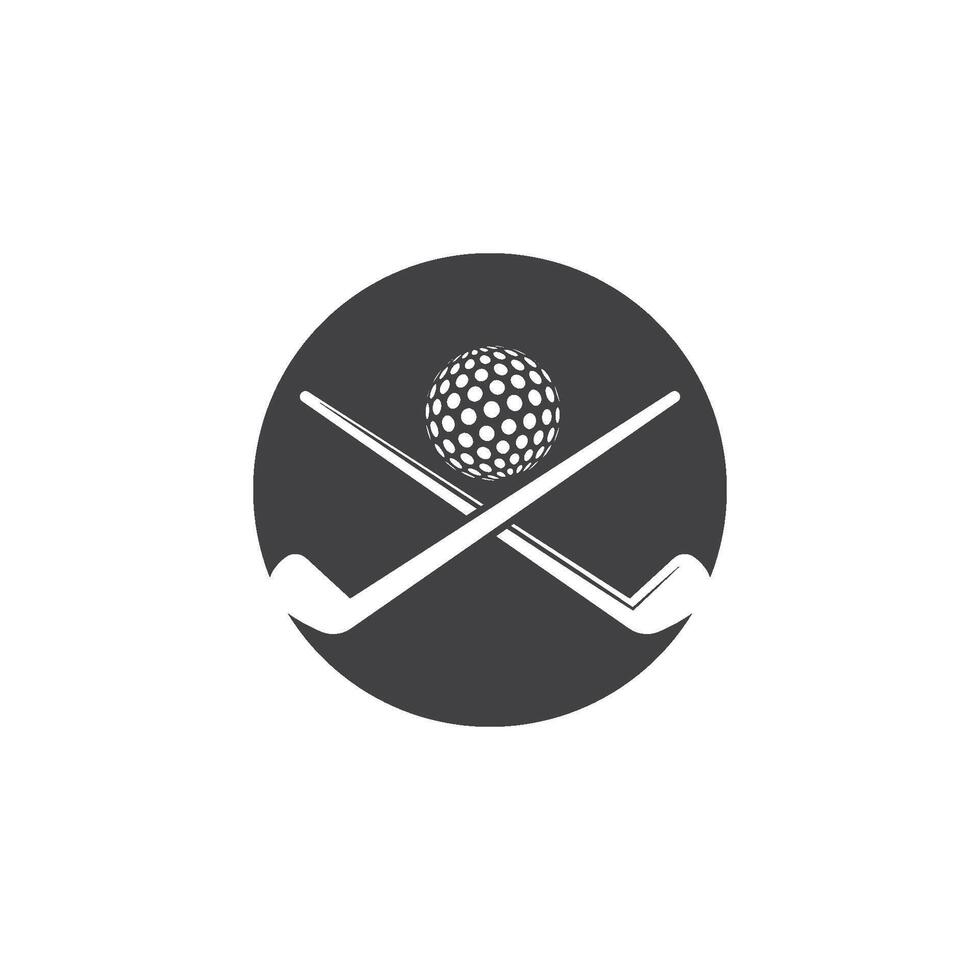 Golf Logo Template illustration icon element. vector
