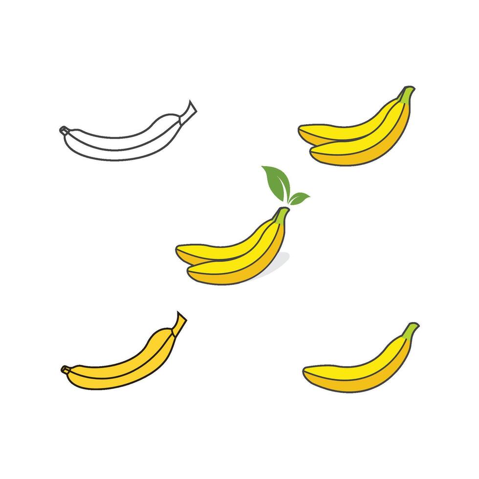 banana icon illustration design vector