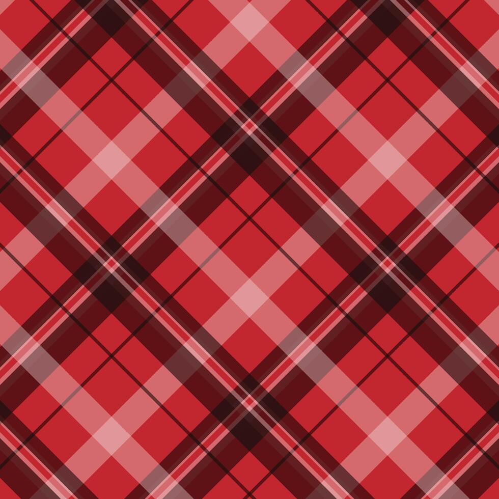 Traditional tartan pattern with warm colors vector