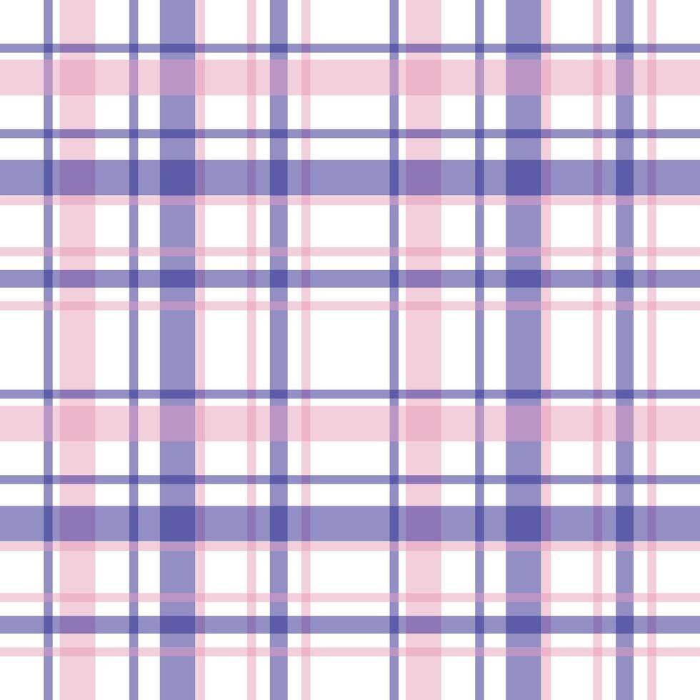 Cozy and warm check pattern on soft textile. vector