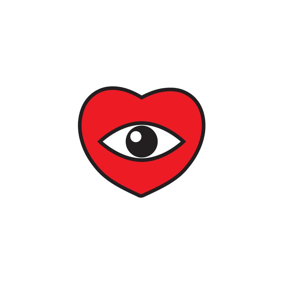 heart doodle icon vector
