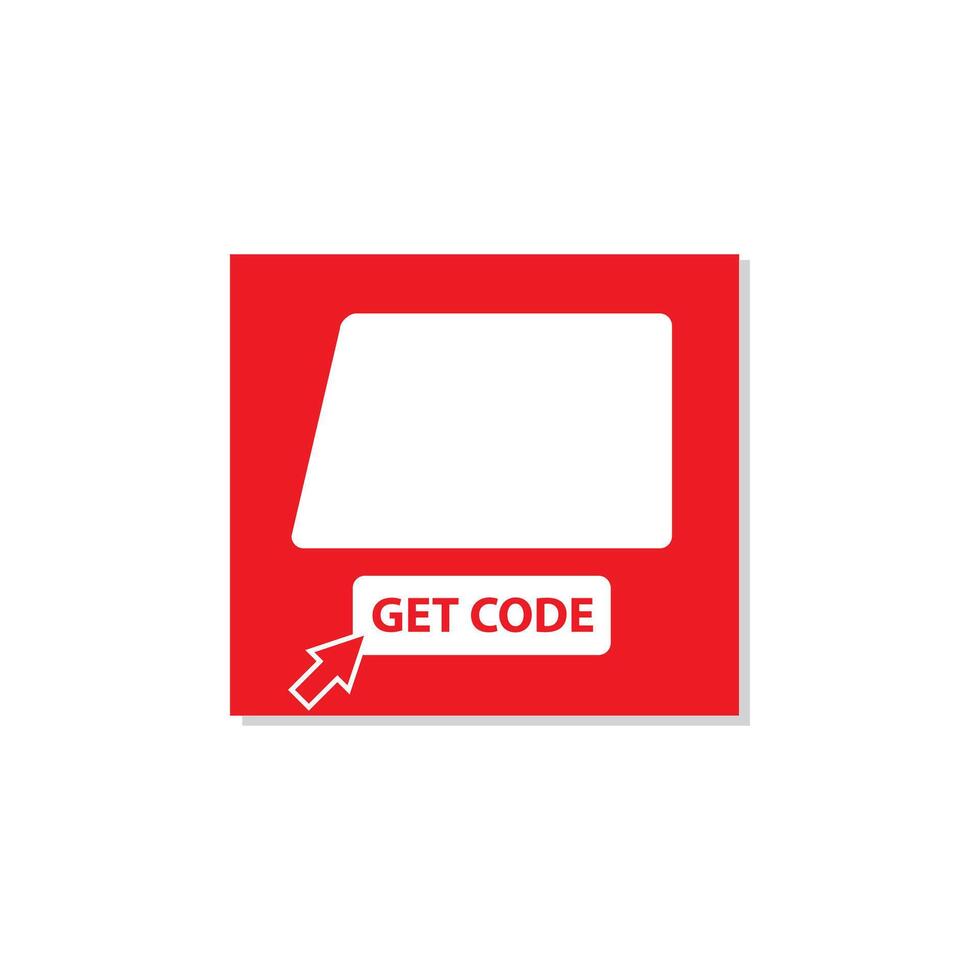 Voucher claim pop up in flat design style. Coupon template vector