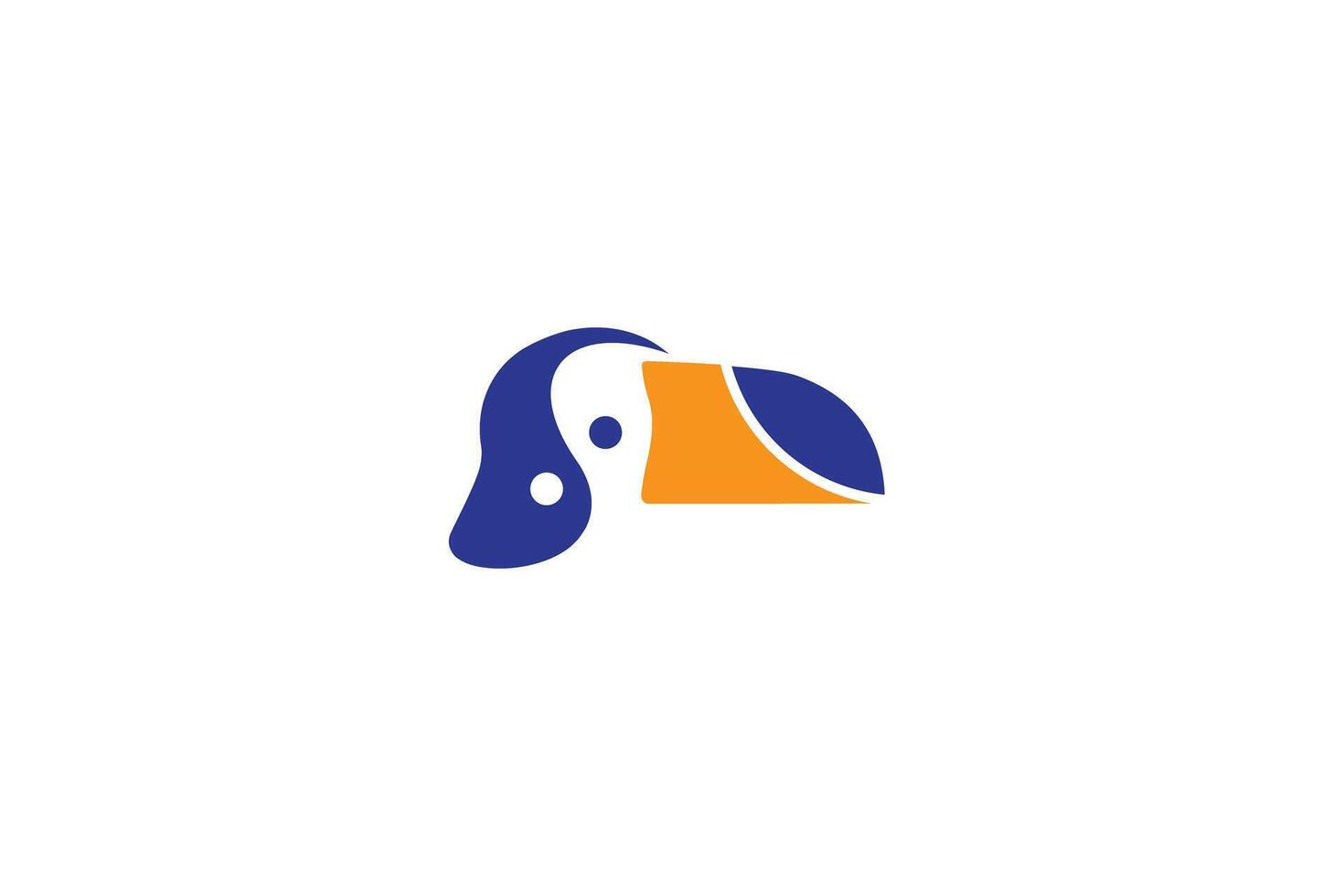 Colorful Abstract toucan Logo vector