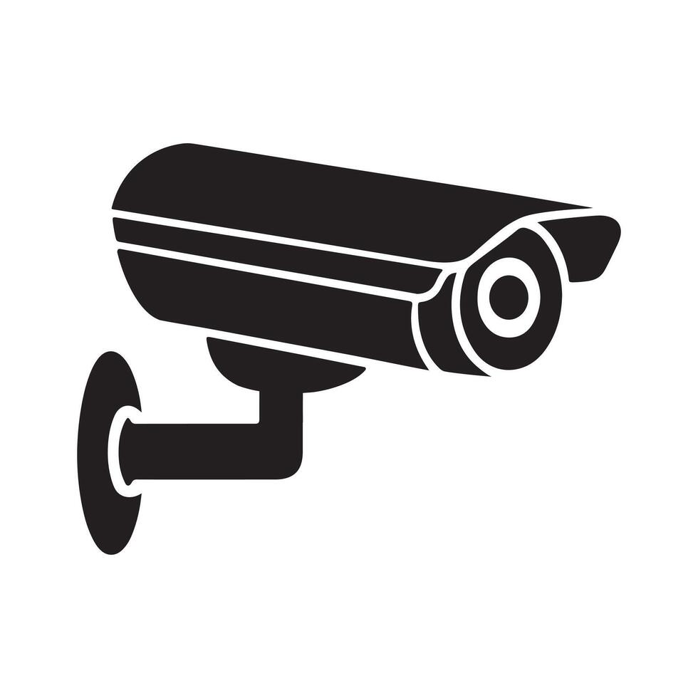 CCTV Camera Icon, Security Surveillance Symbol vector