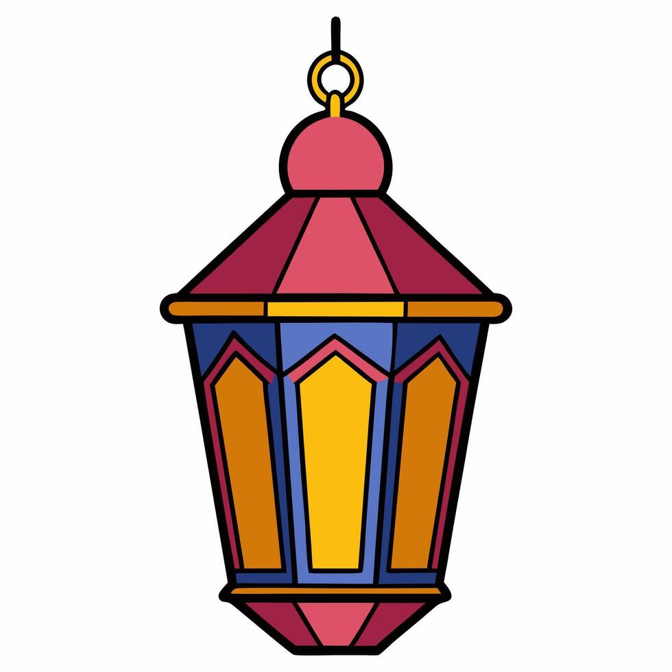 Ramadan lantern illustration vector