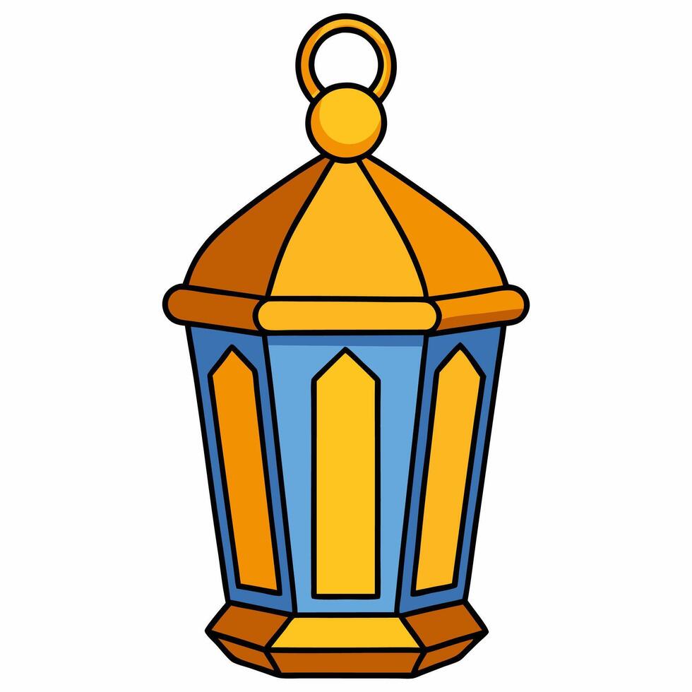 Ramadan lantern illustration isolated vector