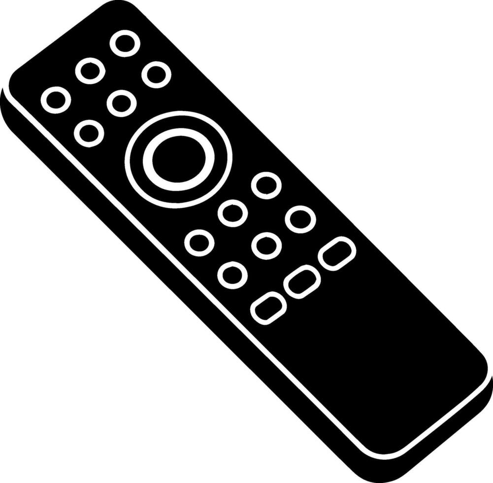 remote control silhouette illustration vector