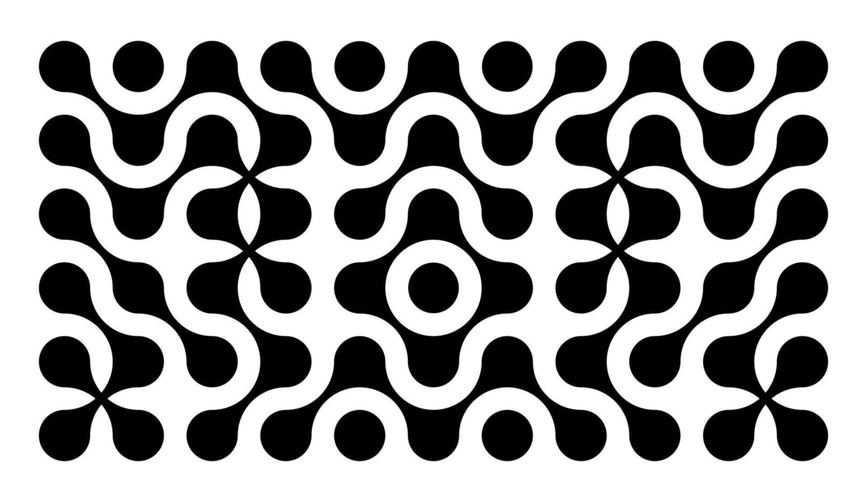 Set black metaballs isolated on white background.Modern contemporary geometric shapes and elements vector
