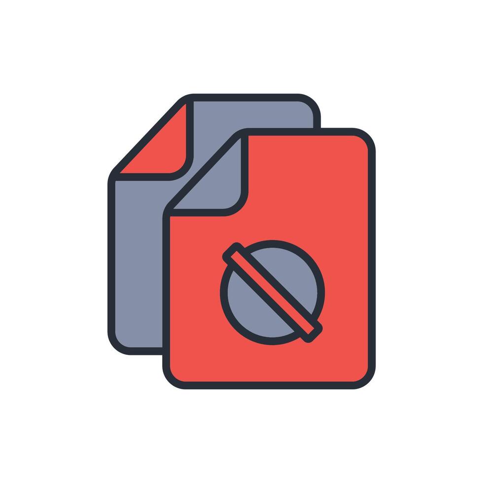 plagiarism icon colours life style vector