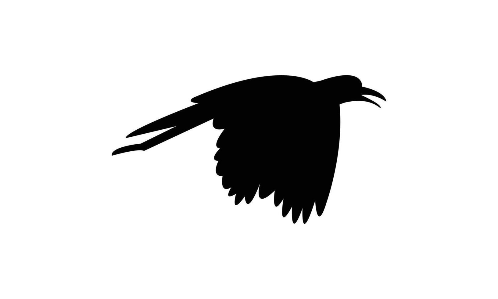 Flying African wattled lapwing bird black Silhouette Design And Illustration. vector