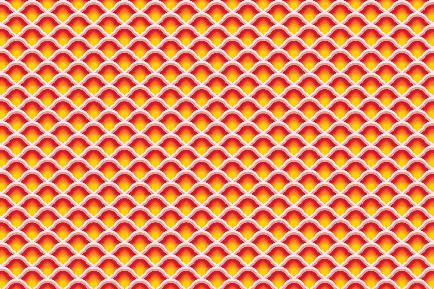 Repeating of abstract wave circle background. vector
