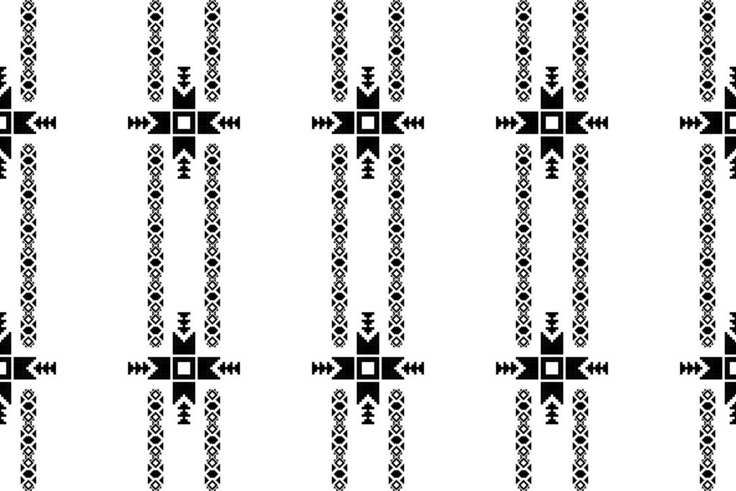 Pixel pattern, seamless , Geometric pattern, black and white. The overall structure suggests a balance between complexity and simplicity. vector