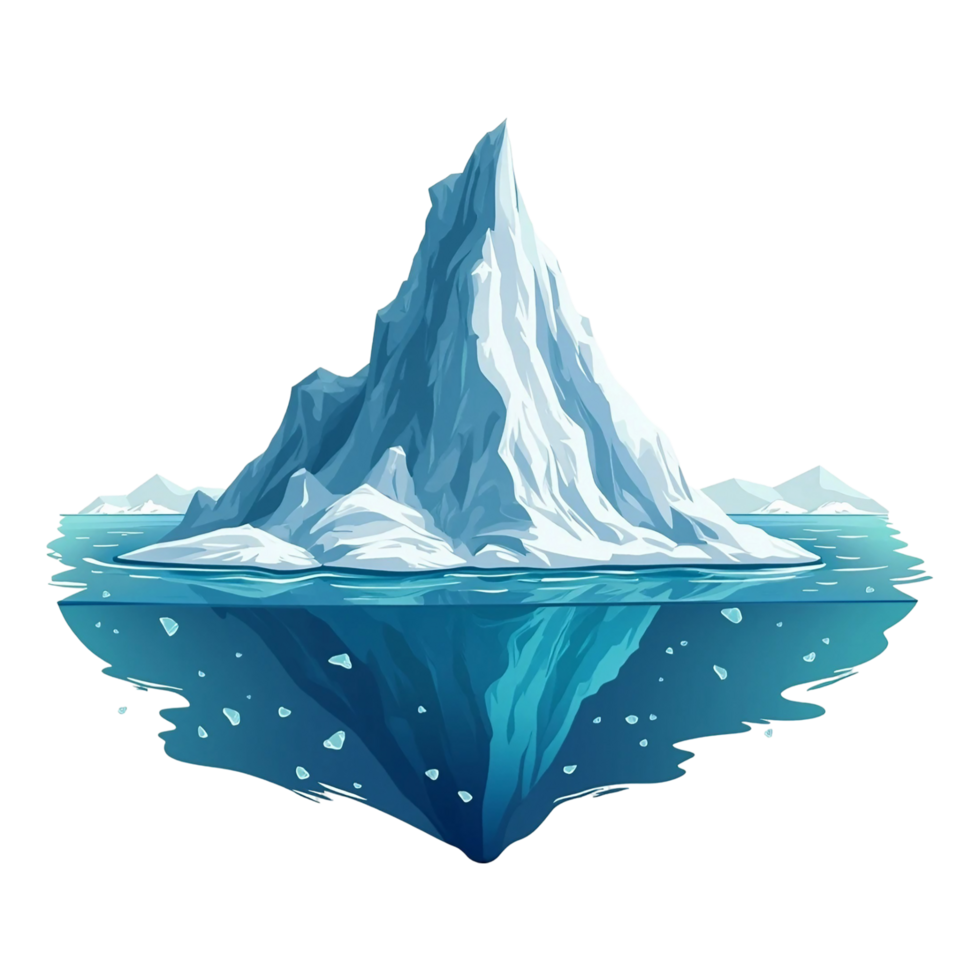 clipart image of an iceberg png