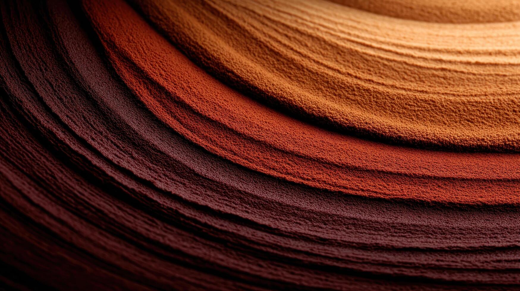 Abstract Background of Textured Earthy Tones Showing Layered Curving Patterns photo