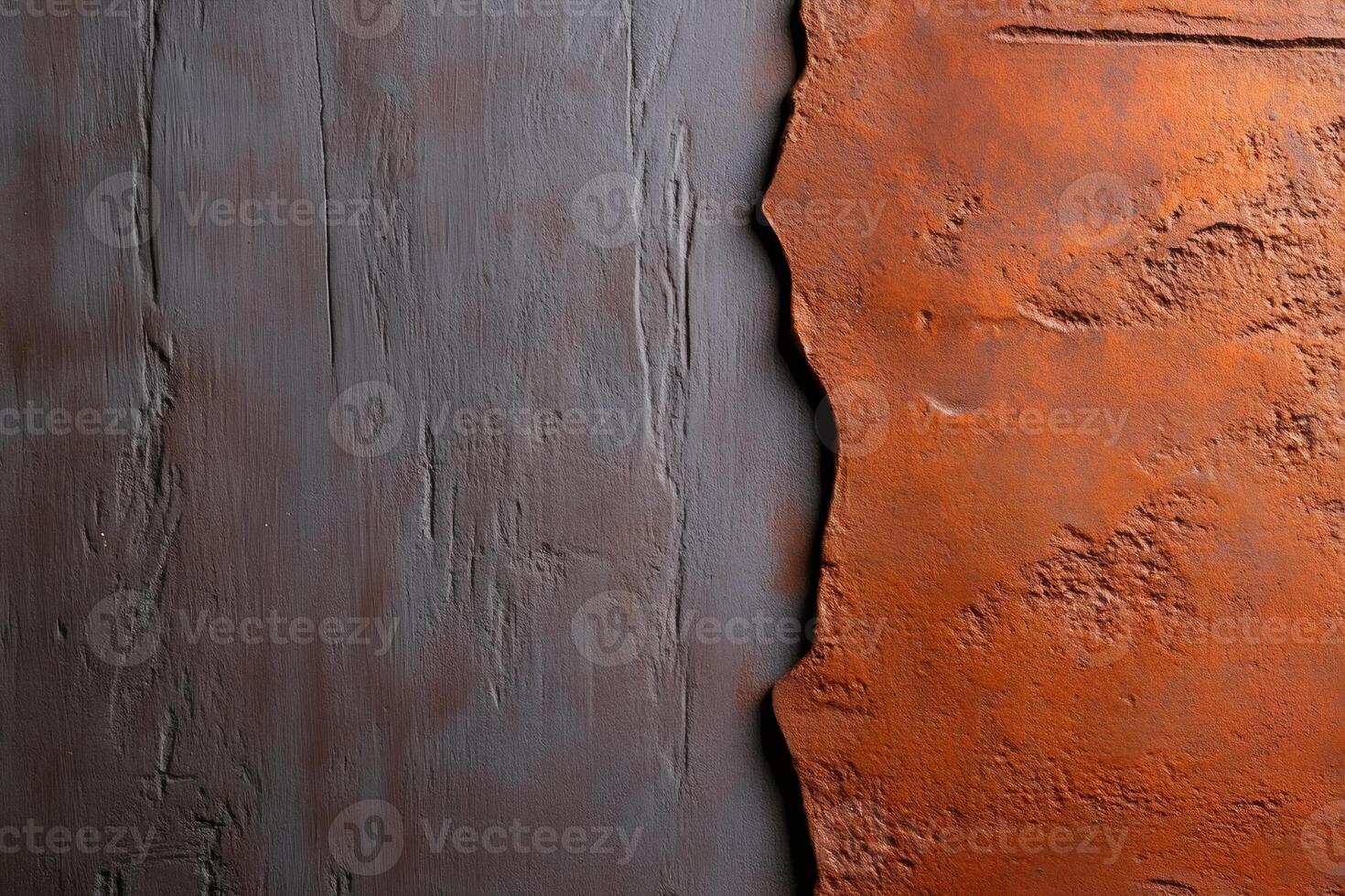 Decorative copper and grey textured background creating a stunning contrast photo