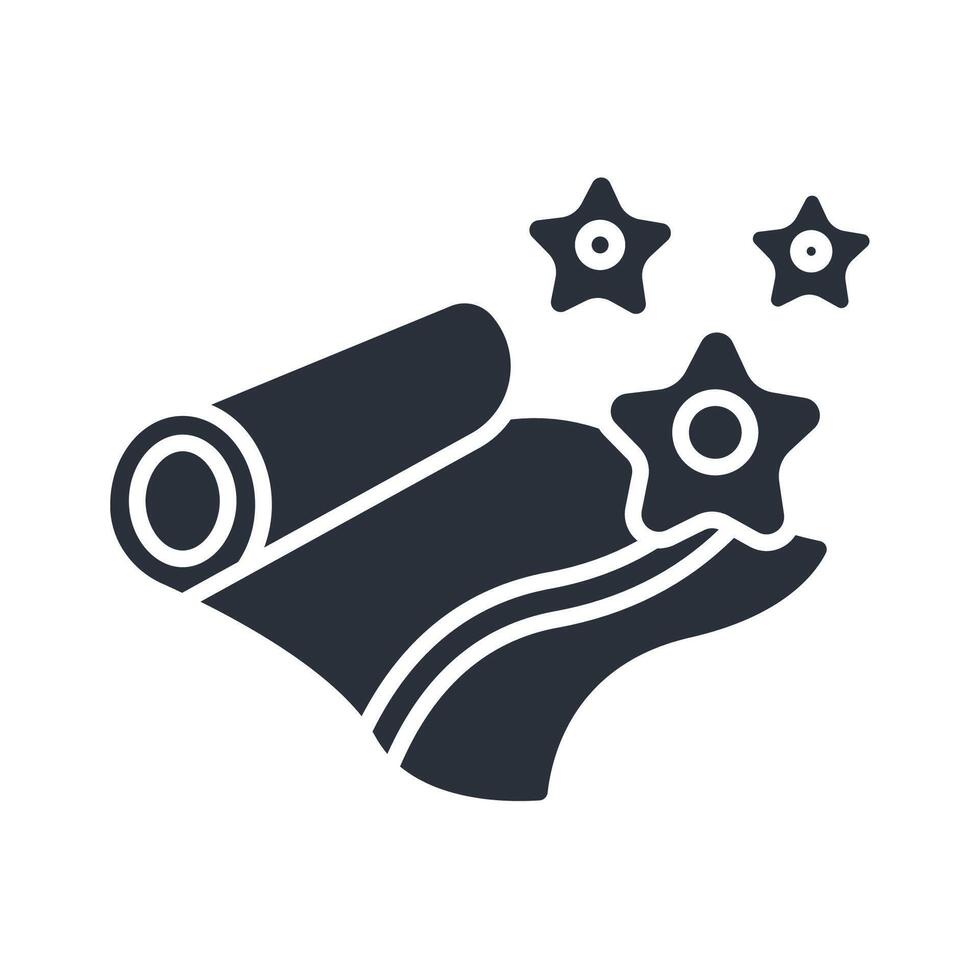 spa towel icons flat solid style vector