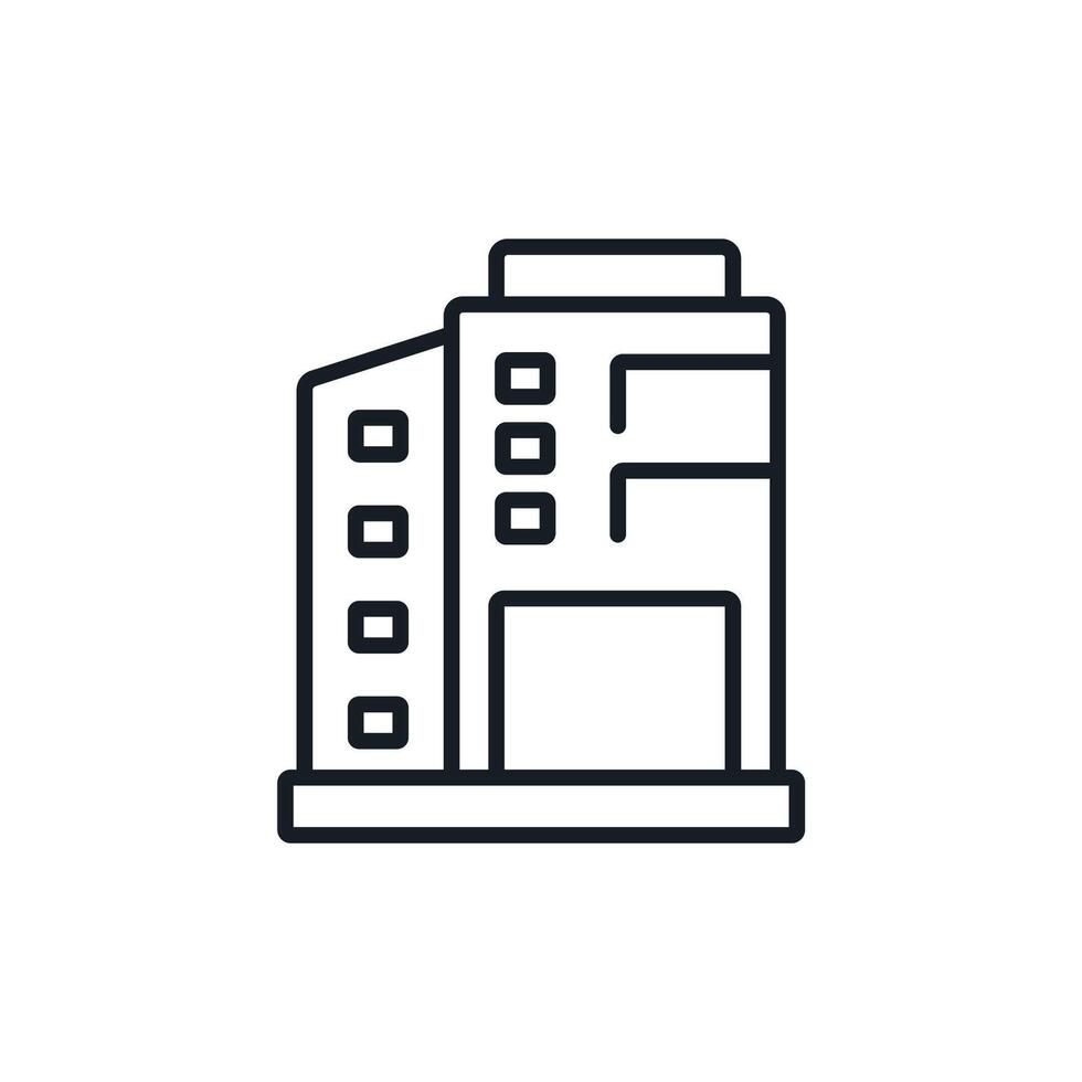office icons line Flat style design vector