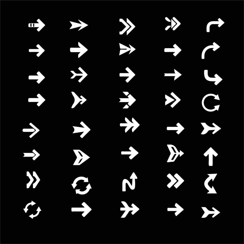 Set Of Arrow vector