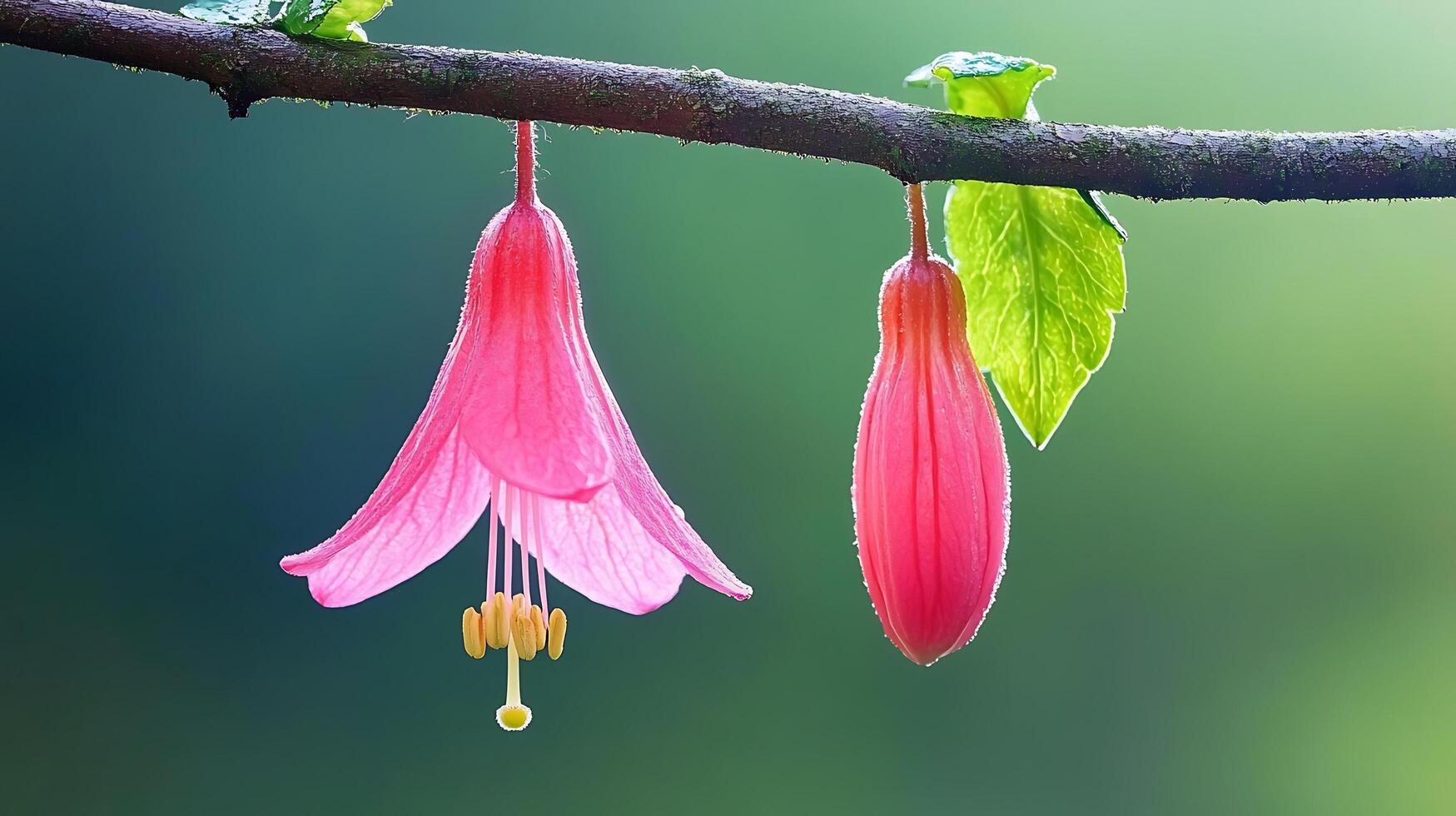 Fuchsia flower, pink, flower, flower, pink, flower, pink, flower, photo