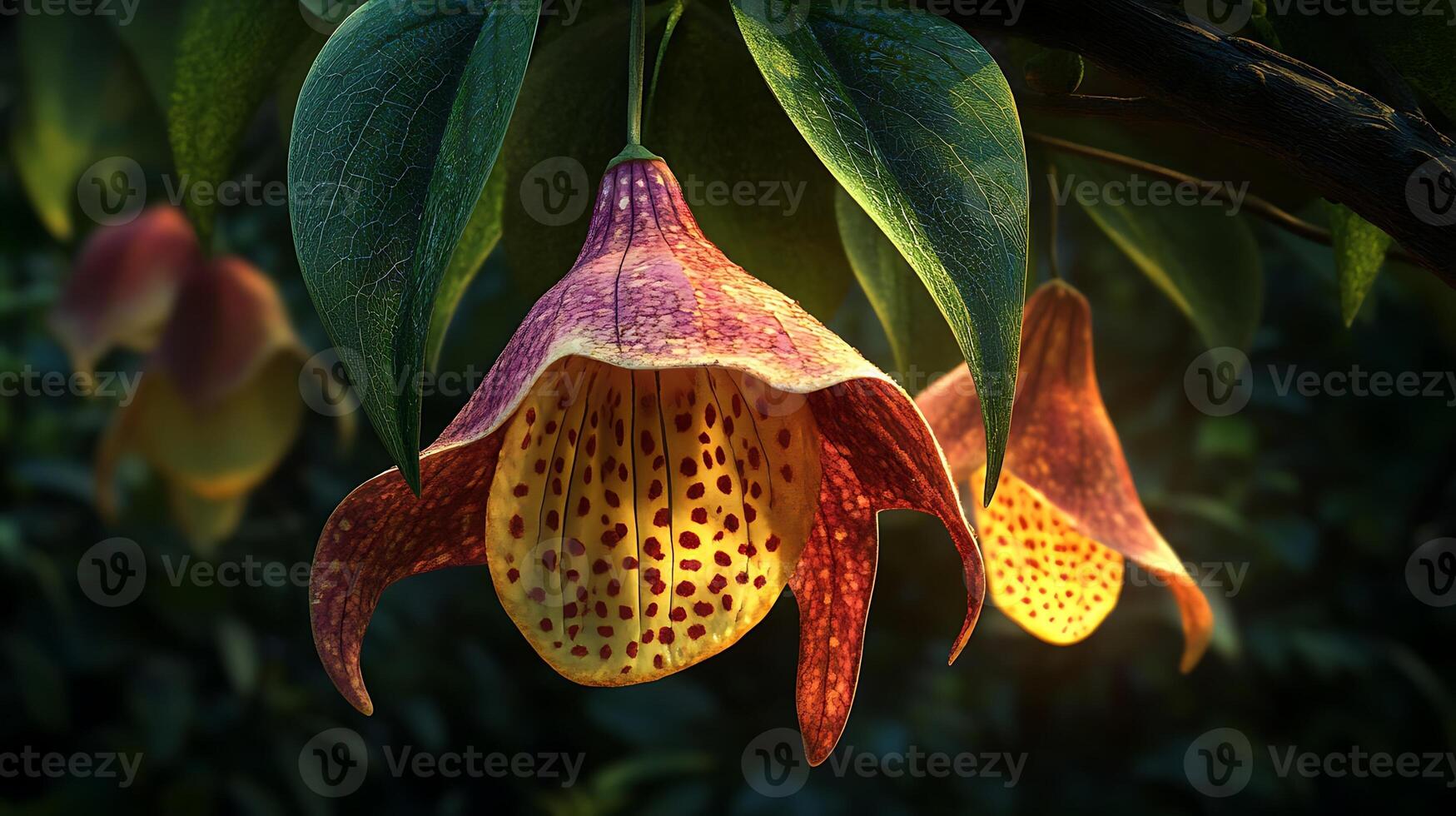 A flower with spots photo