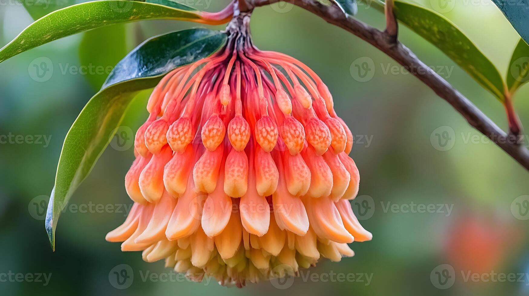 A close up of a flower on a tree, flower image photo