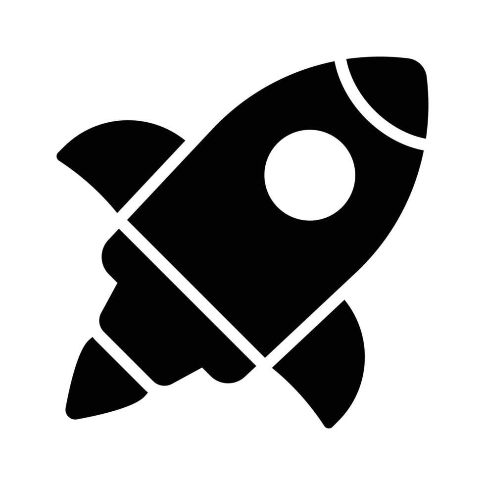 A handy glyph style icon depicting business startup vector