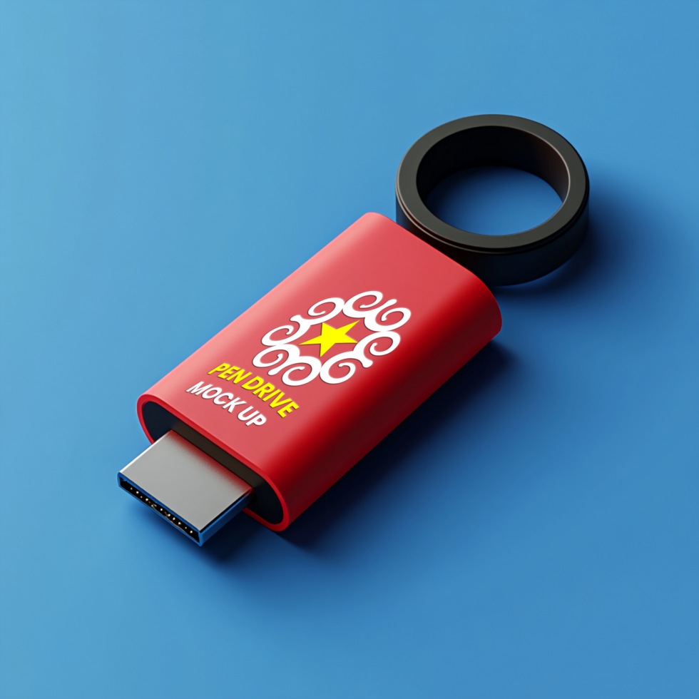 Pen drive mock up designed for electrical USB Pen drive mock up with stylish Pen drive mock up psd
