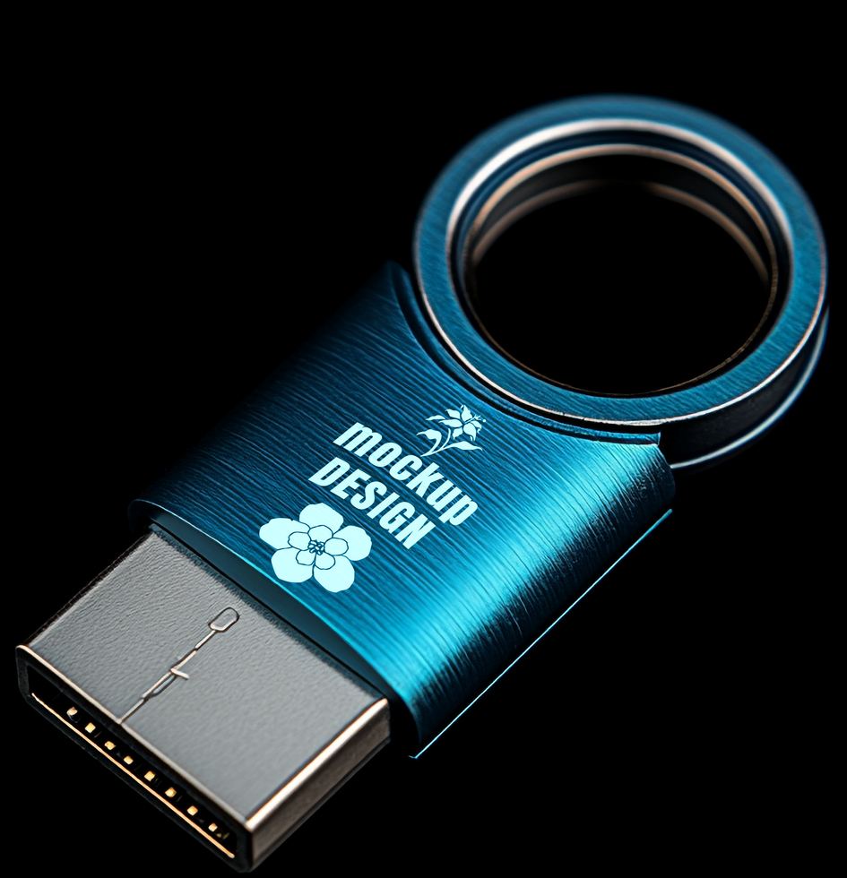 Elegant Pen Drive Mock Up Stylish USB Flash Drive For Personal And Business Use psd