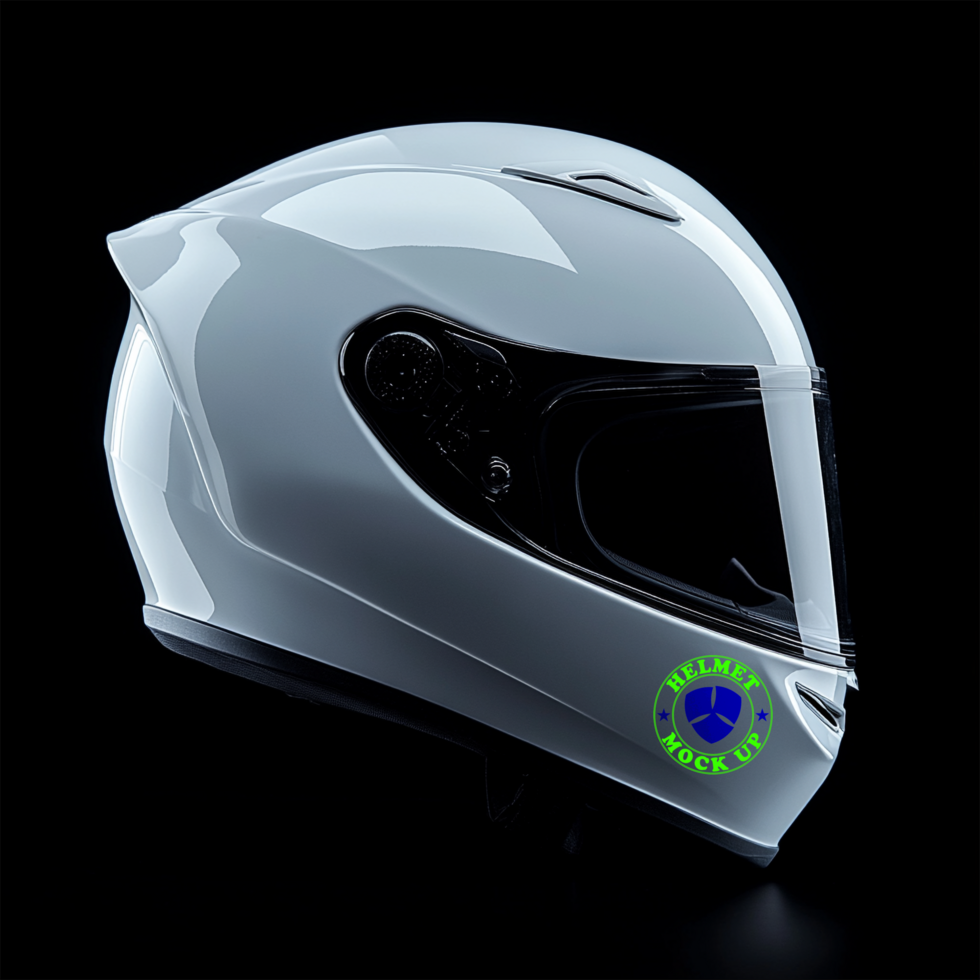 Editable helmet mock up layered for helmet mock up users needing clear helmet mock up visuals psd