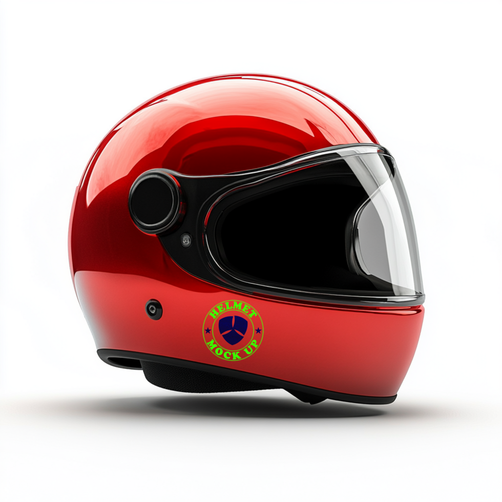 Helmet mock up for riders with helmet mock up branding and helmet mock up clarity psd