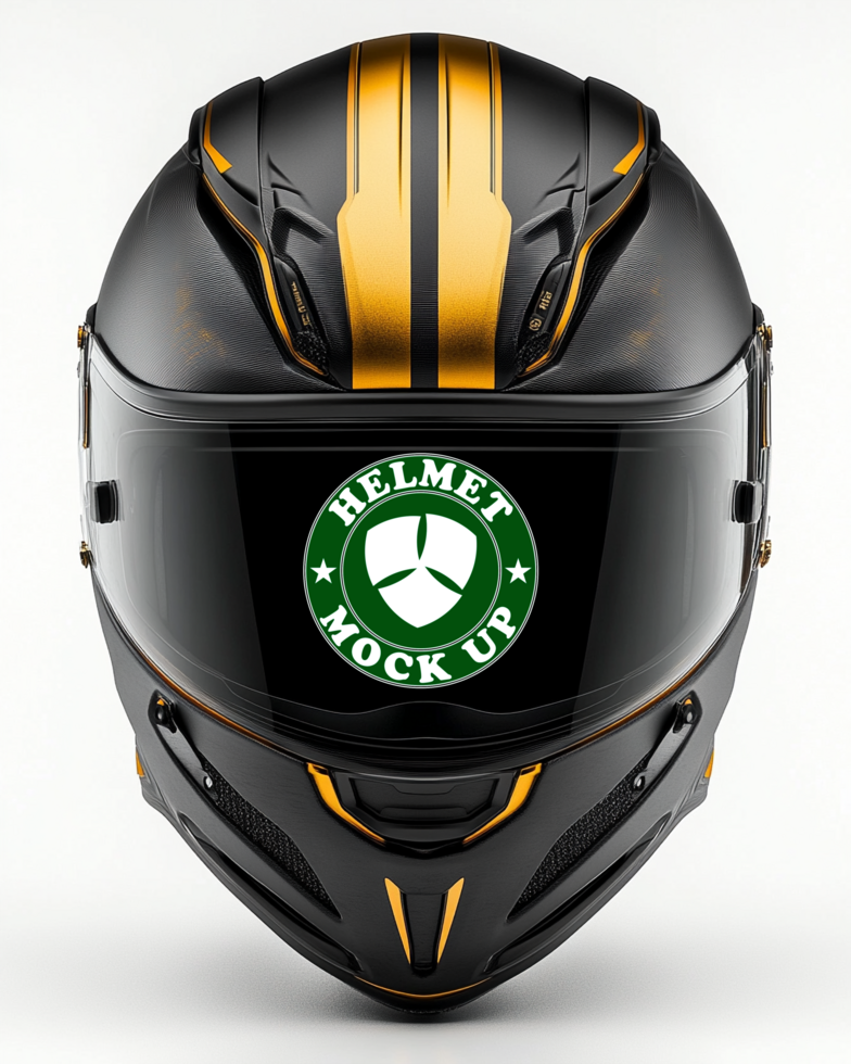 Unique Helmet Mock Up Sleek Football Helmet Design with Customizable Colour Options psd
