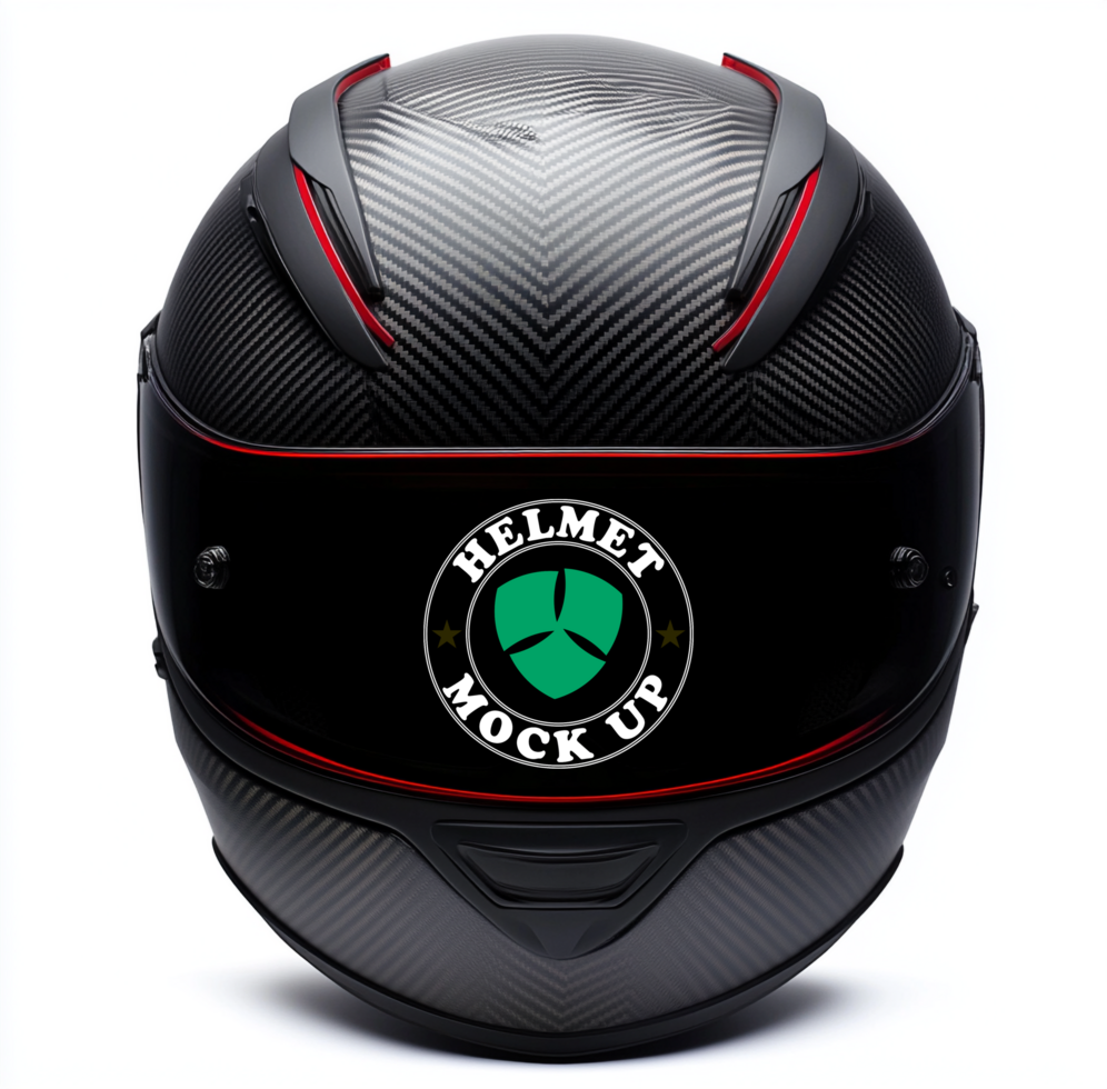 Classic helmet mock up model with helmet mock up textures and helmet mock up appeal psd